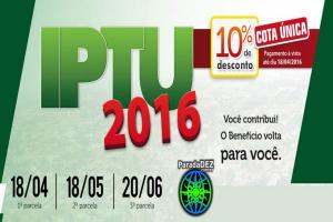 Prefeitura informa que IPTU 2016 foram confeccionados com erro na data