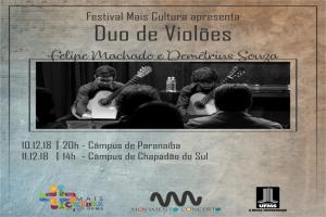 Concerto de violões do projeto Mais Cultura UFMS no Câmpus de Paranaíba