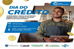 Cidade Empreendedora oferece encontro Dia do Crédito de Paranaíba