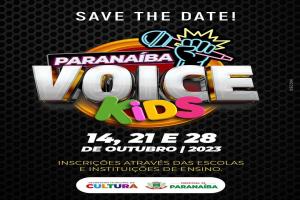 1ª fase do Paranaíba Voice Kids será neste sábado