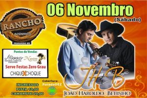 Show com João Haroldo e Betinho no Rancho Acústico